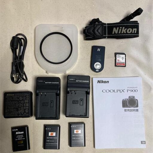 光学83倍ズーム Nikon COOLPIX P900 ダットサイト付