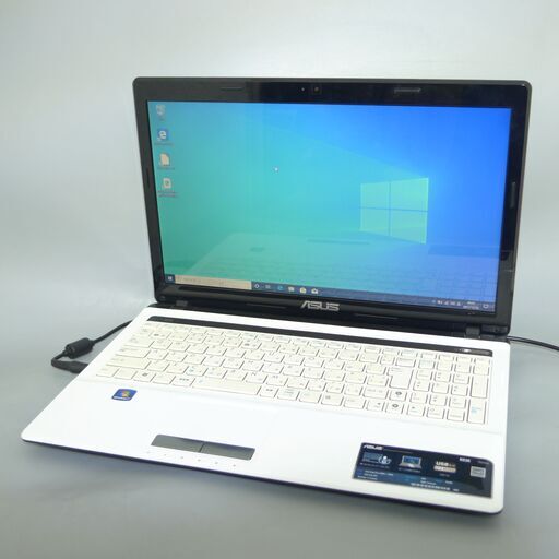 中古美品 ホワイト ノートパソコン ASUS K53E 15.6型 Celeron 4GB 500G DVDマルチ 無線 Wi-Fi webカメラ Windows10 Office 即使用可