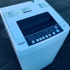 ♦️EJ955番 Hisense全自動電気洗濯機 【2017年製】