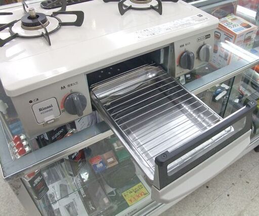 リンナイ ガステーブル LPガス用 2020年製 KG34NBER 右強火 水無し