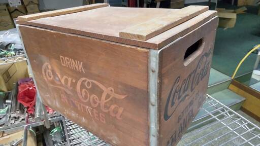 アンティークCoca-Colaアメリカ製・BOX　昭和60年代　1万円