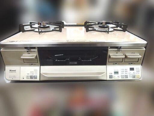 中古 リンナイ LP用 プロパンガス ガステーブル RTS65AWK14RG 2019年製 ココットプレート付き 札幌市内配送無料