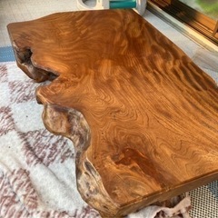 天然木　一枚板　テーブル