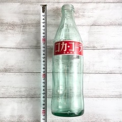 古いガラスのコカコーラ瓶　1リットル　　昭和レトロ　