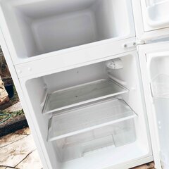 🧡❄ウィンターセール❄🩰2019年式★maxzen★JR090ML01WH★90L★2ドア冷凍冷蔵庫🎄小さめ冷蔵庫/コンパクトながらも大容量。省エネ&静音設計/耐熱天板になっており、電子レンジなどを置ける🧸1221-03