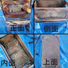 【中古】薪ストーブ 笑\'s 焚火の箱 G-neo フルセット