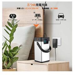 【新品・未使用】ポータブル電源 大容量 52500mAh/195Wh 小型軽量 8ポート AC200W/DC/USB/QC3.0急速充電/Type-C出力 PSE認証済 純正弦波 液晶画面 温度表示 LEDライト 2.2kg ソーラーパネル充電 家庭用蓄電池 車中泊 キャンプ アウトドア 防災グッズ 地震停電時に非常用電源