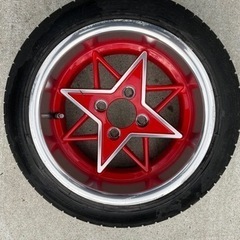 スターシャーク風タイヤ付アルミホイール４本セット