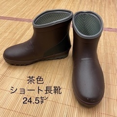 【ネット決済】ミツウマゴムショート長靴(ほぼ新品)