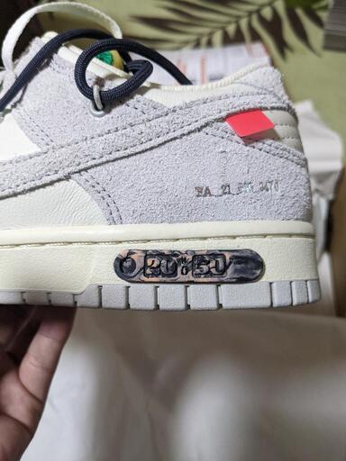 OFF-WHITE × NIKE DUNK LOW 1 OF 50 \