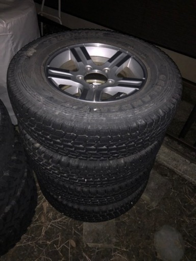 ジオランダースタッドレス　215/80R16 jb23ホイールセット
