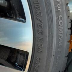 ルーミーから、外しました‼️-【お値下げ中】かぐれリネンレーヨンストレートスカート