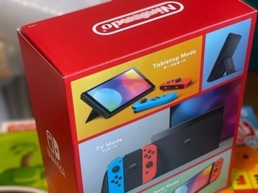 新品未開封店舗印レシートありNintendo Switch本体有機ELモデル)