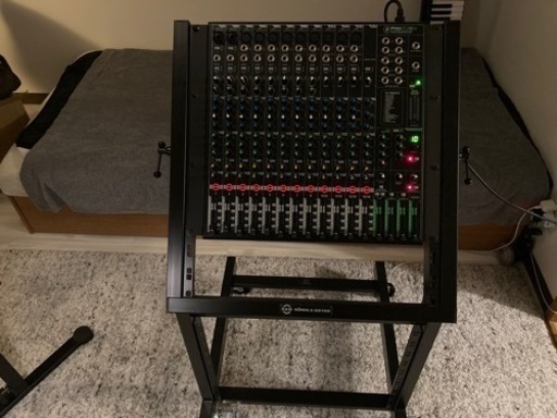 MACKIE ProFX16v3 ＆ König \u0026 Meye Rack wagon