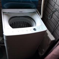 （取引中）ハイアール洗濯機5.5kg（JW-C055A）0円　1...