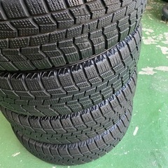 【バリ山】アルミ付きスタッドレスタイヤ　155/65R13
