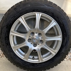 【引取限定】　タイヤホイールセット4本　ナット付　185/65R 15 ヨコハマ 185／65R15（ホイール穴数4）（スタッドレスタイヤ