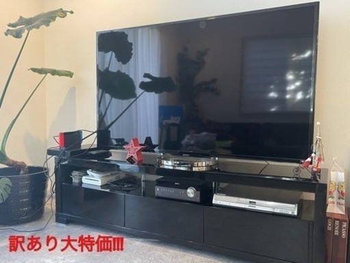 (お取引中)SONY4K対応65V型液晶テレビ\u0026テレビ台セット!!!!