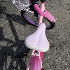 値下げ：子供用のピンクの自転車