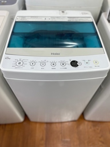 送料・設置込み　洗濯機　4.5kg Haier 2017年