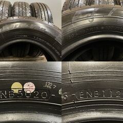 YOKOHAMA BluEarth-VAN RY55 195/80R15 107/105N LT 15インチ 夏タイヤ 4本 2020～21年製 バリ溝 ハイエース等　(TC471)クレジットカード QRコード決済可能