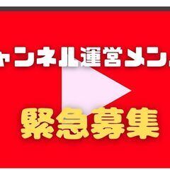 【YouTubeチャンネル】1名限定：アナリティクス分析及びシナ...