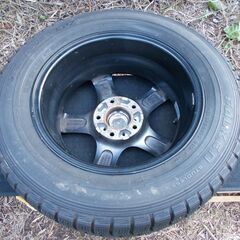 ファルケン ESPIA EPZ 8.5㍉前後 195/65R15 　KIRCHEIS 15×6J オフ43 ハブ径72 114.3　直接引き取り、配達も可能　日光市