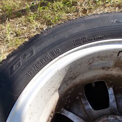 トーヨー　GARIT GS 8㍉前後 195/65R15 91Q 　BS GIRO DS6　マルチ穴 15×6J オフ45 ハブ径72 　直接引き取り、配達も可能　鉾田市