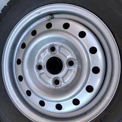 155/65R13 ブリヂストン ダイハツ純正スチールホイール付 ダイハツ軽 