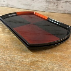 美品　高級漆器　お盆ペア　　　　　　　　