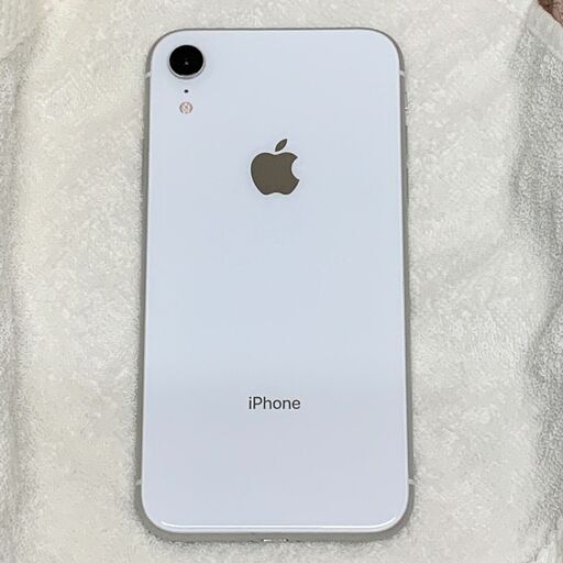 アップル iPhoneXR ホワイト SIMロック解除済み - スマートフォン本体