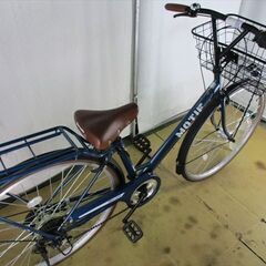 B638☆限定特価 使用1年☆ 中古自転車 マルイシ MOTIF ブルー【27