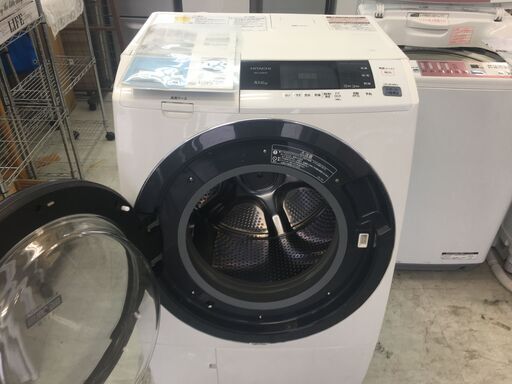 (商談中）洗濯機の分解クリーニング行っています！配送設置込み！！日立10Kドラム式洗濯乾燥機　2015年製　分解クリーニング済み！！！