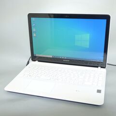 超大容量HDD-1TB SVF15317DJW ノートPC 4GB RW 無線 超大容量HDD-1TB 中古美品 15型 SONY VAIO SVF15317DJW ノート