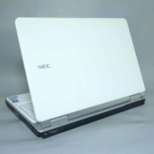 在庫処分 送料無料 1台限定 ホワイト色 ノートパソコン 中古良品 15.6型 NEC PC-LL550WG6W Core i3 4GB 500G DVDRW 無線 Wi-Fi Windows10 LibreOffice済 大容量HDD-750G 中古美品 ノートパソコン 15.6型ワイド NEC PC