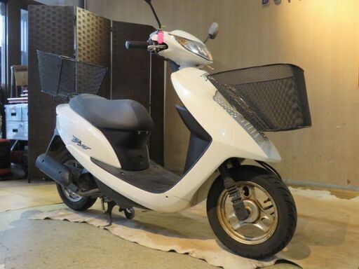 □HONDA DIO ホンダ ディオ AF62 50cc 613km ホワイト 実動! 原付 原