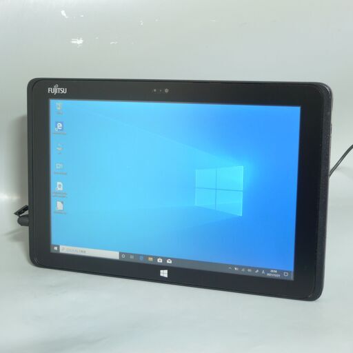タブレット 中古美品 高速SSD 10.1型 FUJITSU 富士通 Q506/ME Atom x5-Z8500 4GB 無線 Wi-Fi Bluetooth カメラ Windows10 Office
