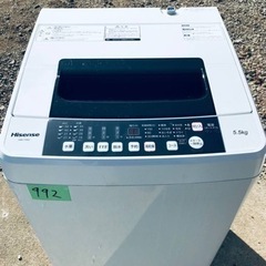 ✨2018年製✨992番 Hisense✨全自動電気洗濯機✨ H...