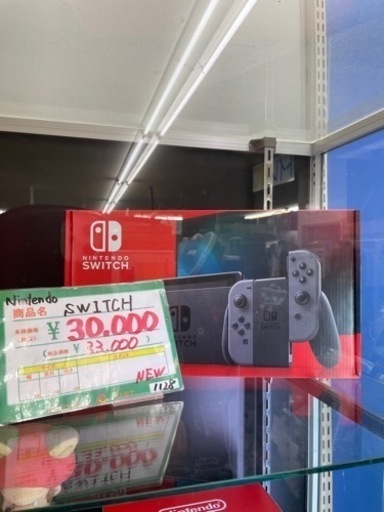 ★267 新品未使用 Nintendo switch 本体 グレー　【リサイクルマート鹿児島宇宿店】
