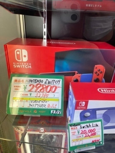 ☆269 Nintendo switch 本体 マリオレッド×ブルー キャリングケース付き ☆269 Nintendo switch 本体 マリオレッド×ブルー キャリングケース付き