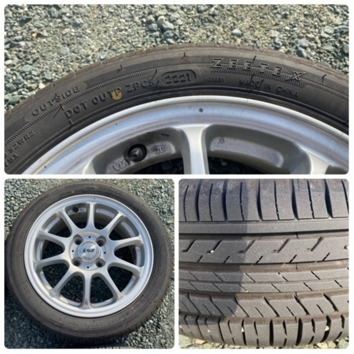 再値下げ】165/55R14(八分山夏タイヤ&アルミ)4本セッt