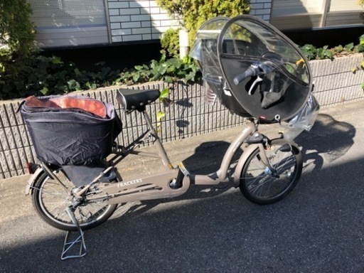 使用期間：1年未満　子供乗せ自転車\u0026レインカバー
