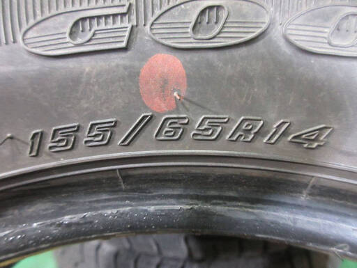 グッドイヤー 155/65R14 2016年製 ICE NAVI ZEAⅡ SX (マルチピッチ 