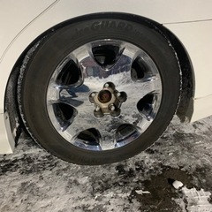 【購入有難う御座います】30セルシオ  純正メッキホイール　冬タイヤ付き