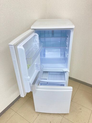 【地域限定送料無料】中古家電2点セット SHARP冷蔵庫137L+Haire洗濯機4.5kg