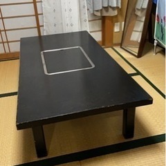 (再出品)コンロ付き座卓・ローテーブル