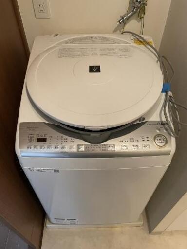 【受付終了】洗濯機   SHARP ES-TX8C