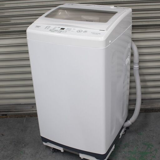 T242) AQUA 7.0kg 風乾燥機能 2019年製 AQW-BK70G 7kg ガラストップ 全自動洗濯機 縦型洗濯機 アクア 家電