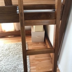木製ロフトベッド 中古品 分解渡し