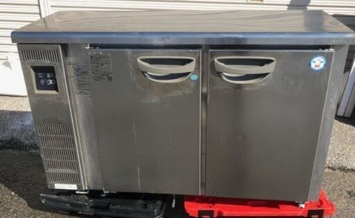 【フクシマ】 冷凍冷蔵コールドテーブル 1200×450×600 TMU-41PE2 業務用冷凍冷蔵庫 直接引き取り限定 現状品